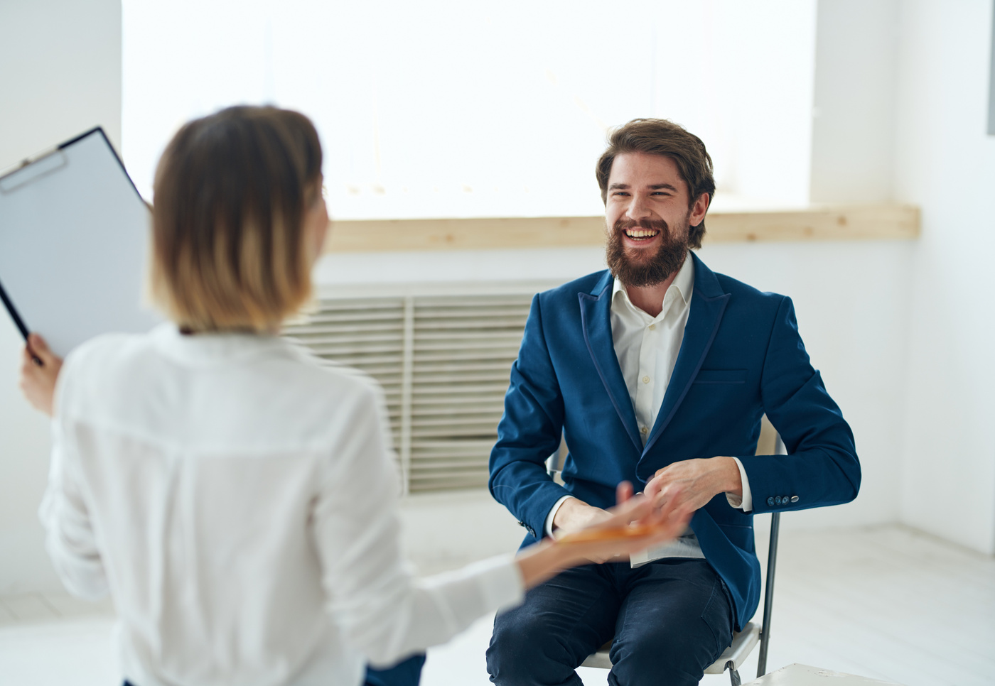 Woman Psychologist Work with Patient Professional Consultation Communication